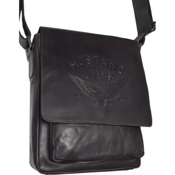 Černá kožená taška přes rameno MUSTANG JEANS 1