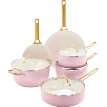 Sada nádobí GreenPan sada sada hrnců a pánví 10 kusů s indukčním víkem