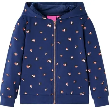 Chlapecká mikina vidaXL Dětská mikina s kapucí námořnicky modrá 116 [13566]