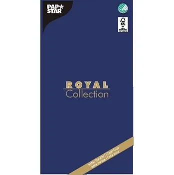 Jednorázový ubrus Papírový ubrus Tmavě modrý 120x180cm na raut