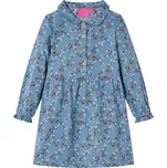 vidaXL Dětské šaty s dlouhým rukávem petrolejové 92 [14349]