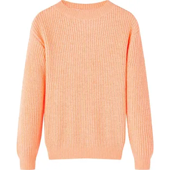 Chlapecký svetr vidaXL Dětský svetr pletený neonově 104 [14571] Barva: Oranžová