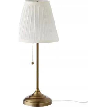 Lampička Stolní lampa IKEA Arstid bílá, zlatá 75 W