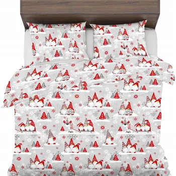 Povlečení Povlečení 160x200+1x70x80 BAVLNA Mikuláš Dárek święta