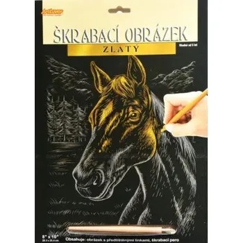 kreativní sada ArtLover Sada Škrabací obrázek - zlatý 20,3 x ...