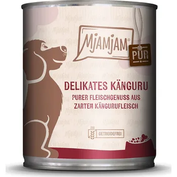 Krmivo pro psa 6x800g MjAMjAM čistý masový požitek lahodný klokan vlhké krmivo pro psy