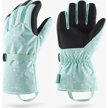 WEDZE Dětské lyžařské rukavice 6–14 let GL500 14 LET BÍLÁ|MODRÁ