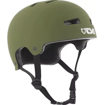 Cyklistická přilba TSG Helma BMX TSG Evolution Solid Color olivová velikost 54-56