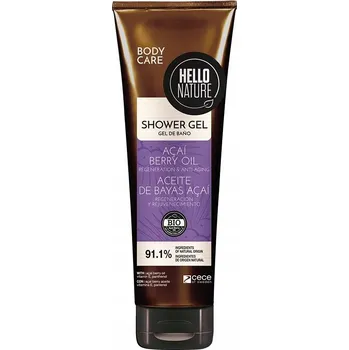 Koupelová kosmetika Sprchový gel Hello Nature s olejem z bobulí acai