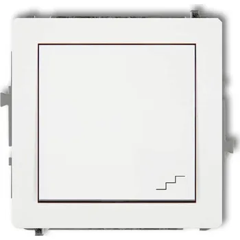 vypínač Schodišťový přepínač Bílý matný Karlik Deco - 25DWP-3