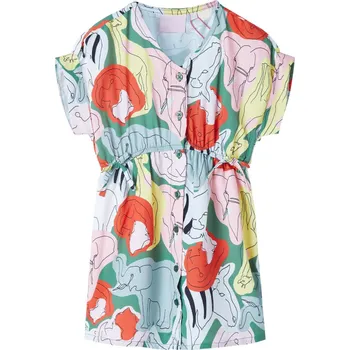 Dívčí šaty vidaXL Dětské šaty zelené 104 [11595]