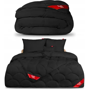 přikrývka Celoroční přikrývka antialergická 180x200 + 2 polštáře 70x80 Černá sada