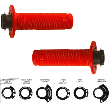 grip PROGRIP Gripy PG709 OFF ROAD s aretací SCS LOCK-ON + 6 adaptérů plynové rukojeti