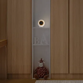 Lampička OSRAM LED bateriové noční světlo NIGHTLUX CLOCK, bílé, hodiny, CCT bílá LED 0,3 W celkem