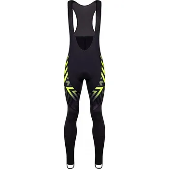 Cyklistické kalhoty Cyklistické kalhoty FORCE SPIKE s laclem a vložkou, černé, velikost S