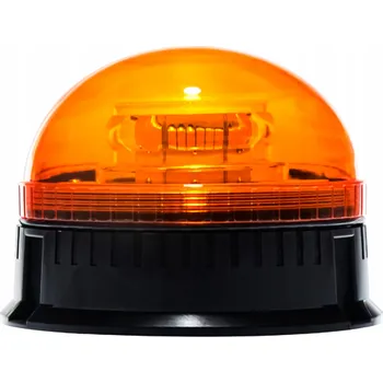 Autoelektronika VÝSTRAŽNÝ MAJÁK 12/24V ŽLUTÝ ROTAČNÍ LED