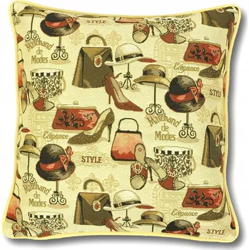 Povlak na dekorativní polštářek Povlak na polštářek 40 x 40 cm vícebarevná Paříž