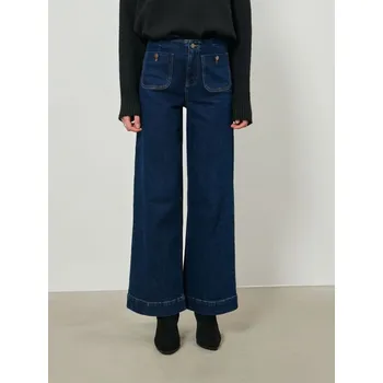 Dámské džíny Sinsay - Džíny wide leg - námořnická modrá - 895FI-95J - 895FI-95J-40