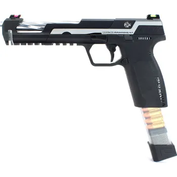 Airsoftová zbraň G&G Airsoftová pistole Piranha SL, plyn, blowback (GBB) - stříbrná