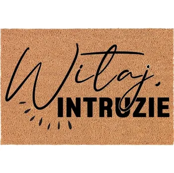 Rohožka KOKOSOVÁ VSTUPNÍ ROHOŽKA DO DOMU DEKORATIVNÍ | DÁREK VÍTEJ, VÍTĚZI