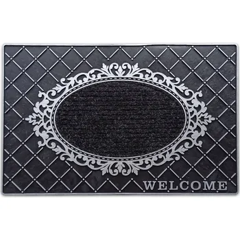 Rohožka Hotová gumová textilní rohožka venkovní 70 x 40 cm