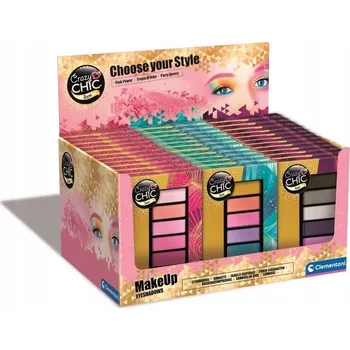 Přípravek na oči Clementoni Crazy Chic. Paletka očních stínů 18851