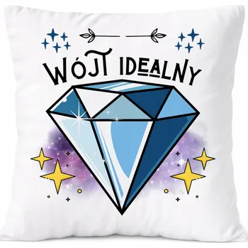 Polštář Urodziny66 Dárek Polštář s potiskem bílý PoliDraw