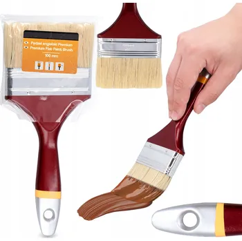 Malířský štětec Plochý štětec rovný TRCR 10 cm