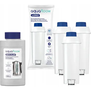 Příprava kávy 3x vodní filtr do kávovaru Delonghi + odvápňovač pro kávovar 250ml