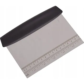 Kuchyňská stěrka Stěrka stěrka škrabka na koláče a dorty 15 cm se stupnicí a rukojetí
