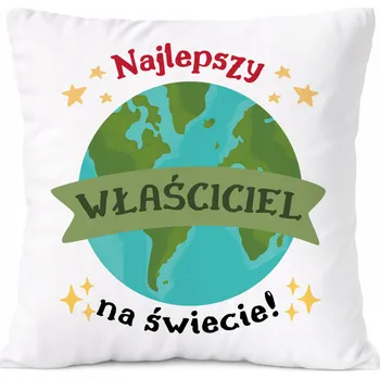 Polštář Dárek Polštář aktivisty s potiskem , bílý PoliDraw