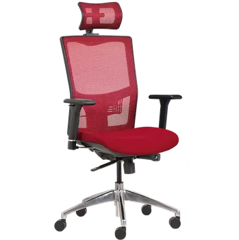 ANDREAS 4D, židle kancelářská, červená