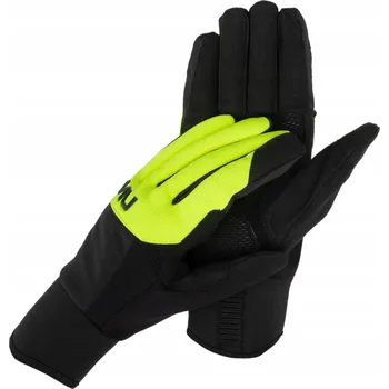 Cyklistické rukavice Pánské cyklistické rukavice Northwave Fast Gel černo/žluté fluo M