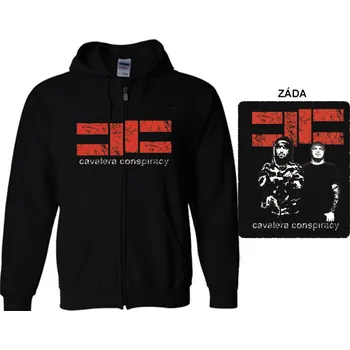 Pánská mikina Cavalera Conspiracy - mikina s kapucí a zipem 3