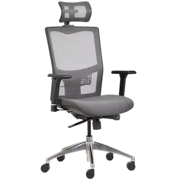 ANDREAS 4D, židle kancelářská, šedá