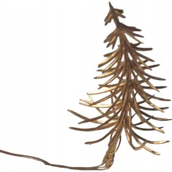 Obraz Mini vánoční stromek 4,5x8 cm 1 Ks, zlatý