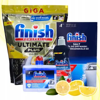 Tableta do myčky FINISH Powerball Ultimate Plus Lemon Tablety do myčky 90 ks SADA