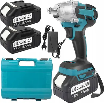 Akumulátorový rázový utahovák DayPlus 20 V, 420 Nm, 1/2", 6,00 Ah