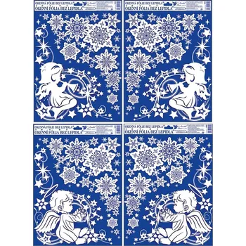 Okenní dekorace Fólie na okno, rohová, Andílci