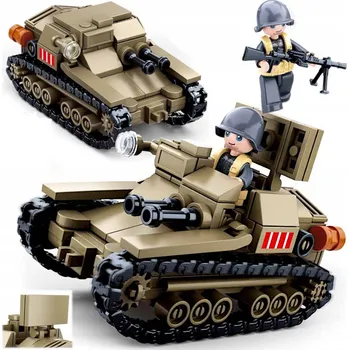 ostatní stavebnice Stavebnice Tank Československá TANKETA TKS 1939 Lehký průzkumný tank + FIGURKA