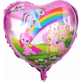 Balónek Fóliový balónek MY LITTLE PONY srdce 45 cm (18")