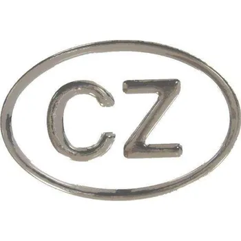 Samolepicí dekorace na vozidlo Samolepka CZ poloplast velká - stříbrná,A-CZ-100