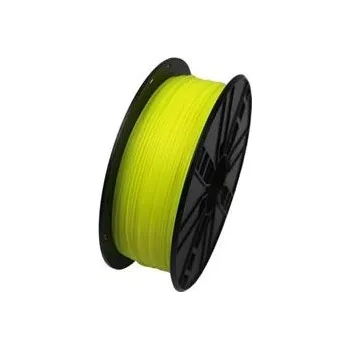 Filament GEMBIRD Tisková struna (filament) PLA, 1,75mm, 1kg, fluorescentní, žlutá