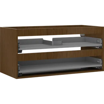 Koupelnový nábytek Mexen Box-A skříňka pod umyvadlo 100 cm, 2 zásuvky, ořech - 91AX0-1000-470-2-86 Korpusy skříněk