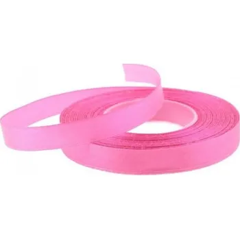 Stuha Stuha saténová 12mm/32m - tm. růžová - 601144