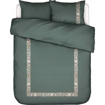 Povlečení Povlečení 200x220 cm bavlna saténová oboustranná univerzální Essenza zelená
