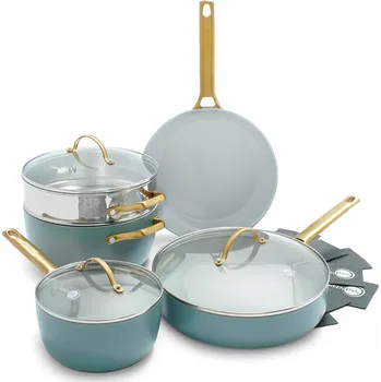 Sada nádobí GreenPan sada sada hrnců a pánví s 10 prvky a indukčním víkem