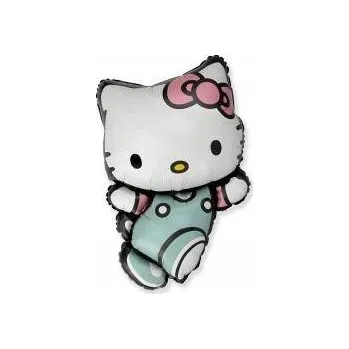 Balónek Fóliový balónek HELLO KITTY - objímající koťátko - narozeninová párty