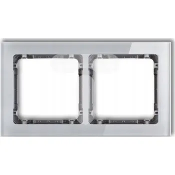 Rámeček dvojitý Karlik šedý