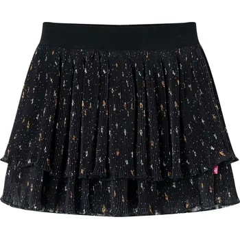 Dívčí sukně vidaXL Dětská sukně vrstvený volánkový design černá 128 [14900]